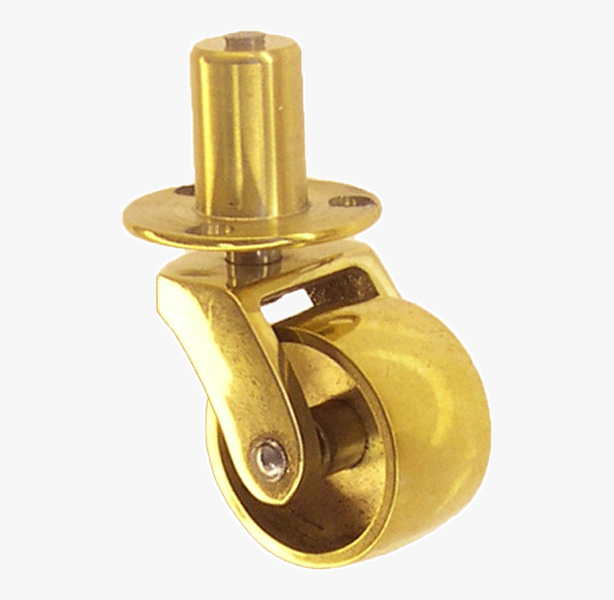 Plate Mount Caster Brass, HD Png Download, Free Download