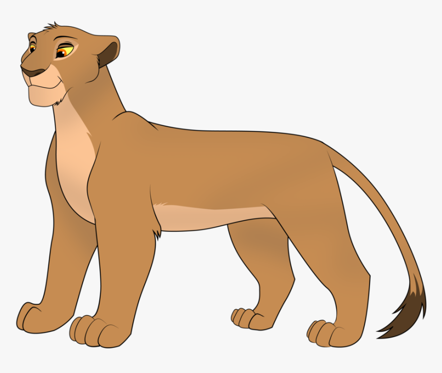 Clip Arts Related To - Cartoon Female Lion Lioness, HD Png Download, Free Download