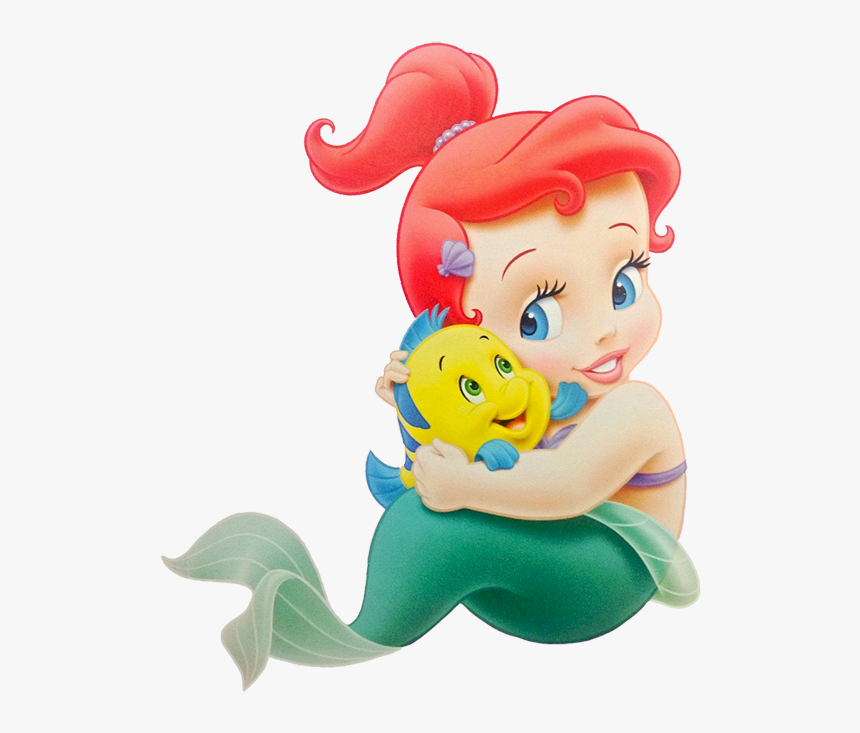 Clip Art Clipart - Baby Ariel Little Mermaid, HD Png Download, Free Download