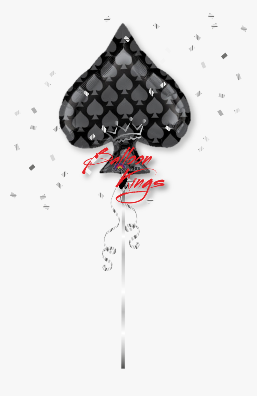 Casino Black Spade - Casino Balloon Transparent, HD Png Download, Free Download