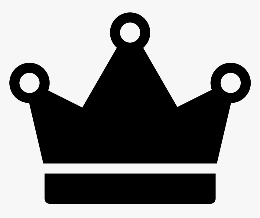 Simple Crown Vector - Corona Png Blanco Y Negro, Transparent Png, Free Download