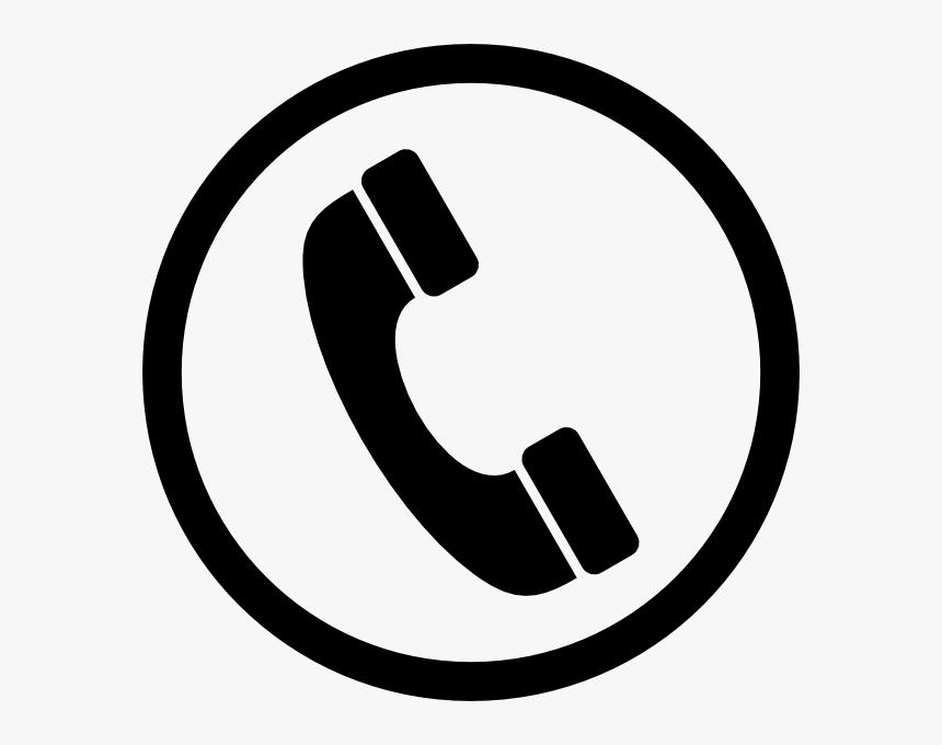 Black And White Phone Icon, HD Png Download, Free Download