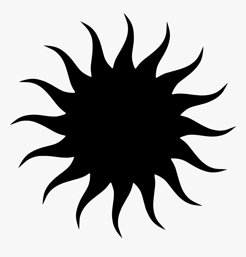 Black Sun Vector Png, Transparent Png, Free Download