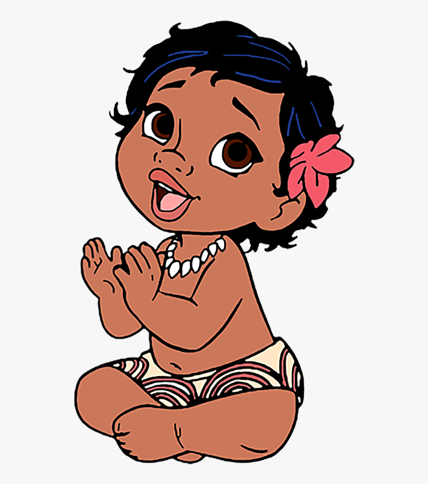 Disney Baby Moana Png Cartoon Moana Clip Art Baby Transparent Png Kindpng