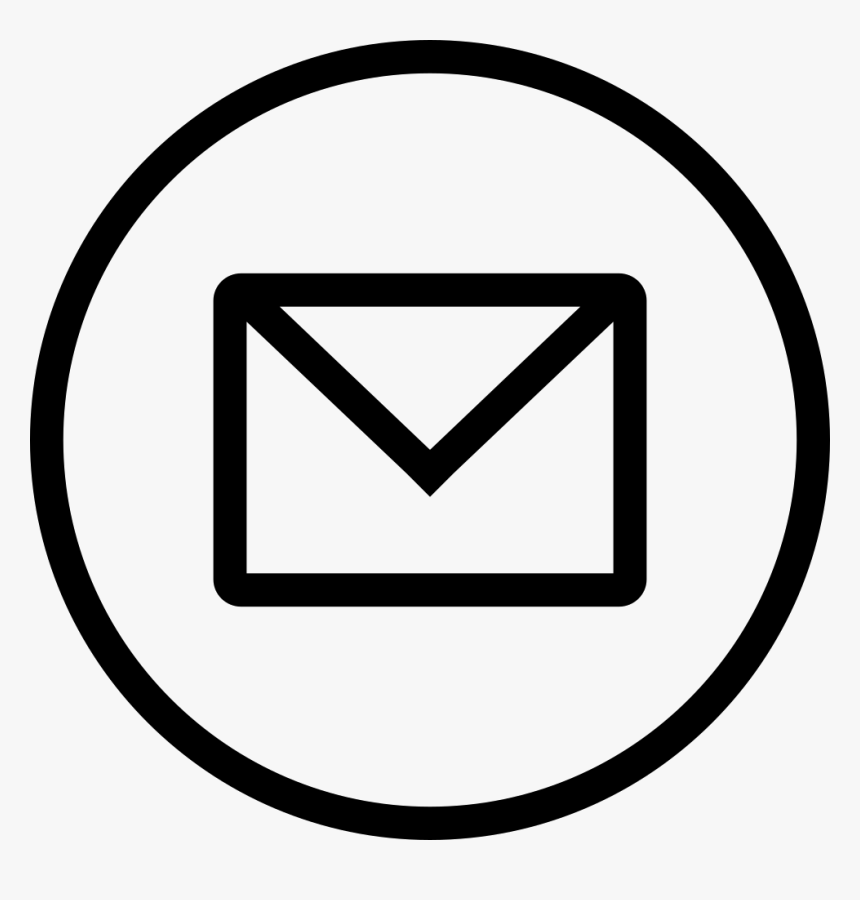 Email Circle Icon Png, Transparent Png, Free Download