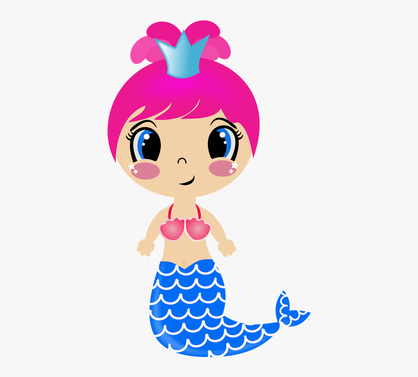 Mermaid Clipart Baby, HD Png Download, Free Download