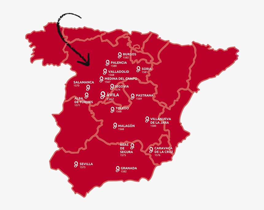 Mapa Flecha Es - Spain Map Vector Png, Transparent Png, Free Download