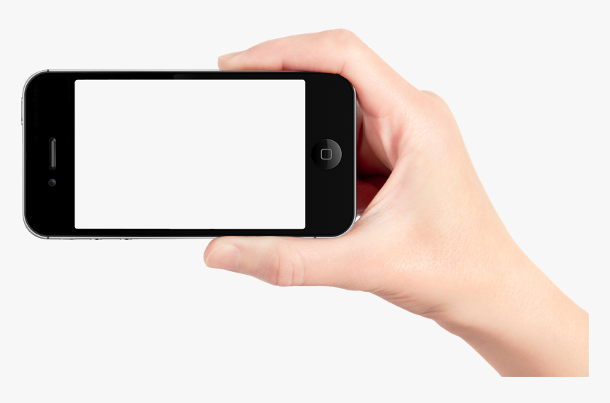 Smartphone 3 Negro - Phone In Hand Png, Transparent Png, Free Download