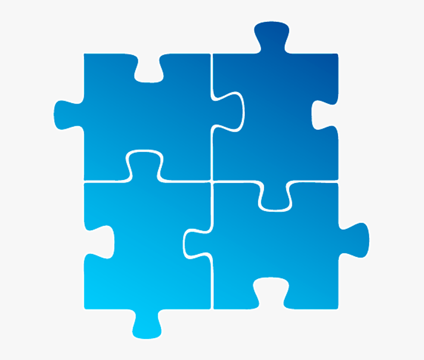 Jigsaw Puzzle Pieces, Blue - Puzzle Pieces Transparent Background, HD Png Download, Free Download