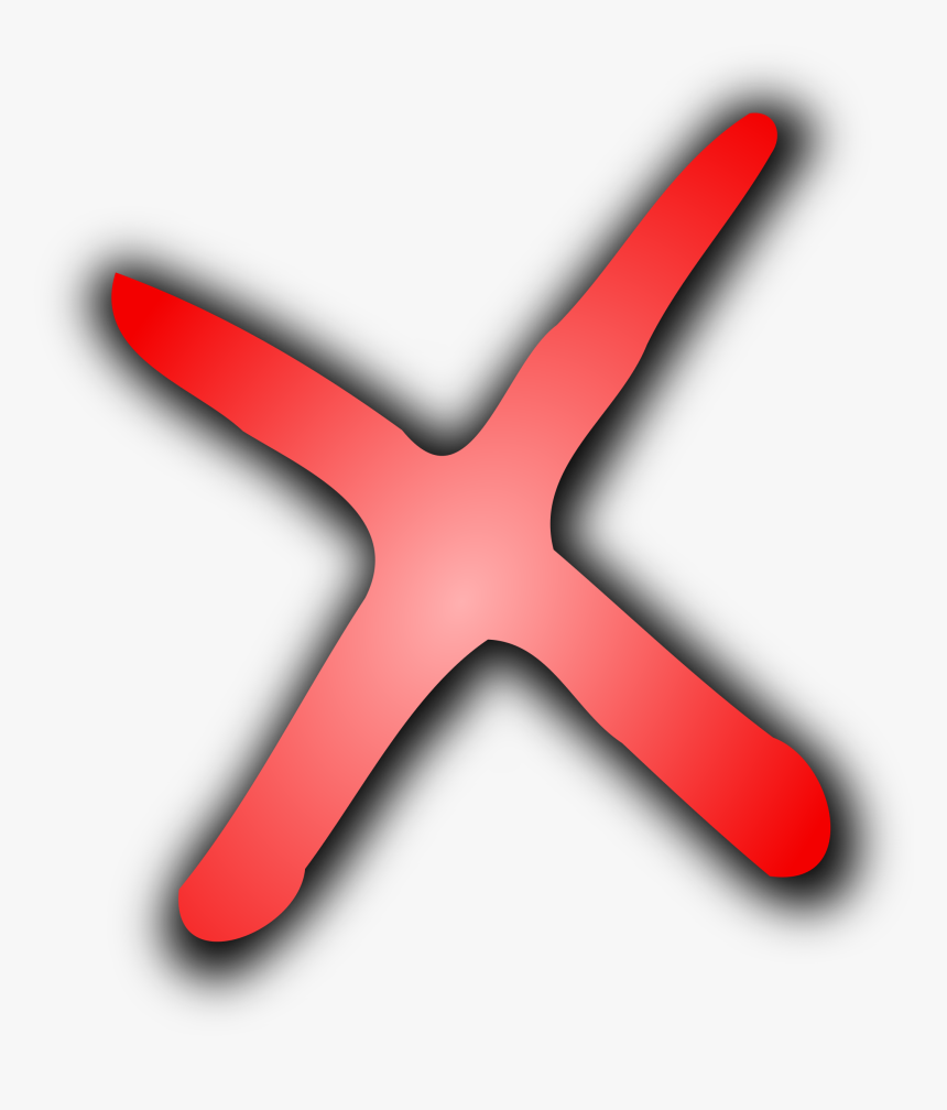 Cross Gradient Clip Arts - Red Cross Negative Png, Transparent Png, Free Download