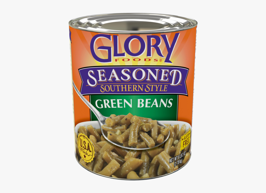 Glory Foods Seasoned Southern Style Green Beans - Glory Green Beans, HD Png Download, Free Download