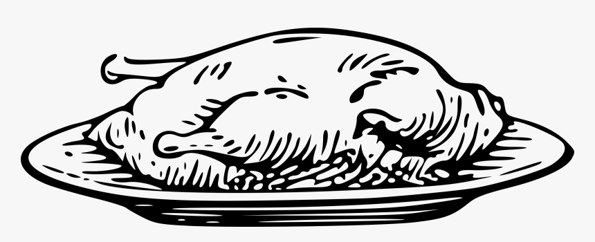 meal clipart black and white