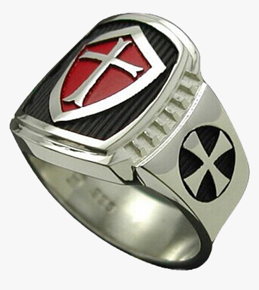 Knights Templar Crusader Cross Ring - Ring, HD Png Download, Free Download