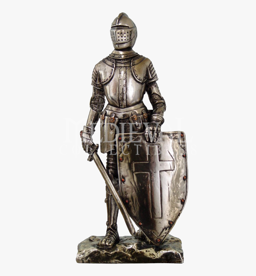 Medieval Knight Png Download Image - Crusader Knight With Sword And Shield, Transparent Png, Free Download