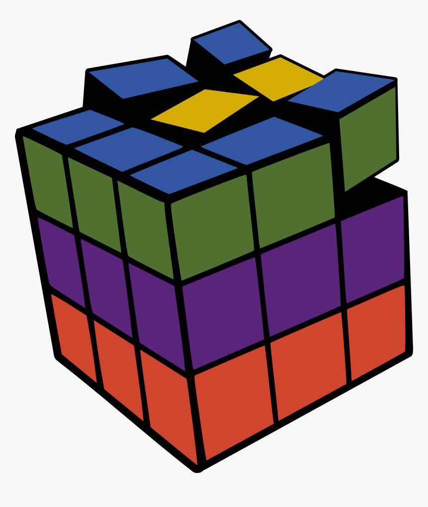 Rubiks Cube Png - Rubiks Cube Coloring Pages, Transparent Png, Free Download