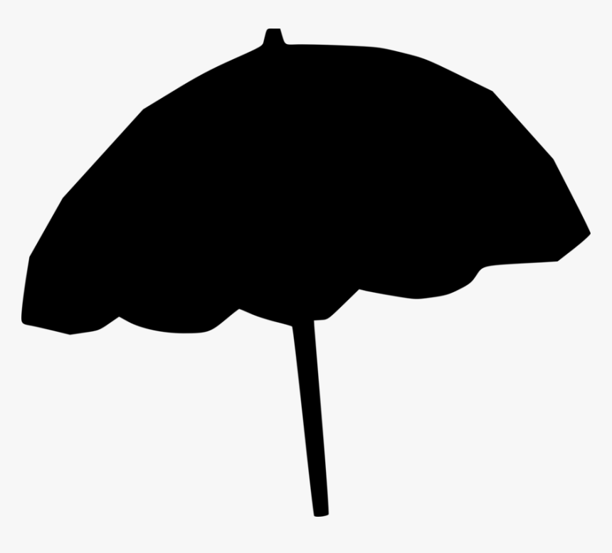 Transparent Umbrella Silhouette Png - Umbrella, Png Download, Free Download