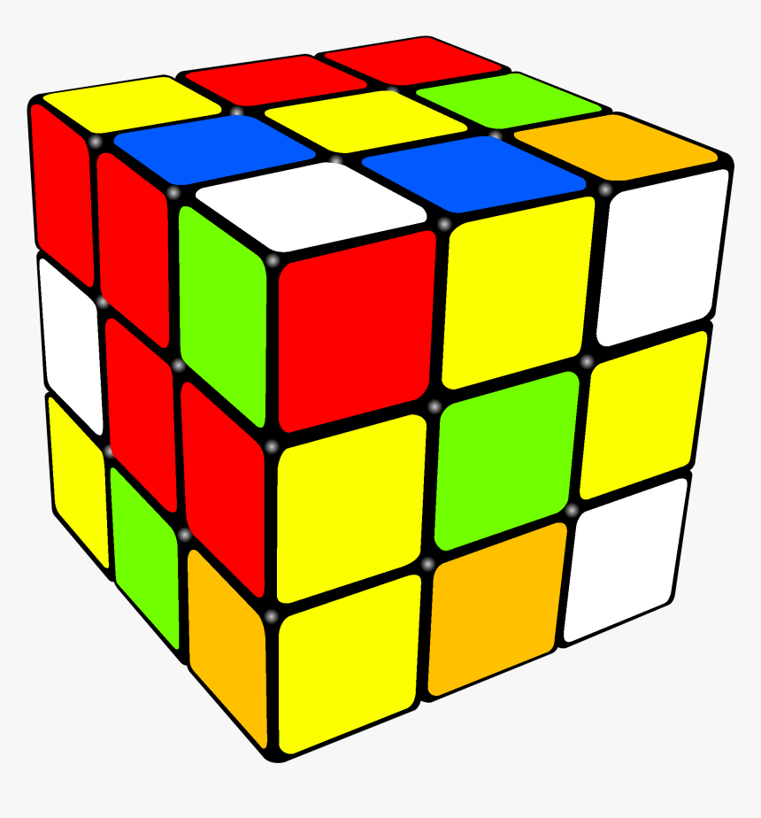 Rubik"s Cube Png Image - Scrambled Rubik's Cube, Transparent Png, Free Download