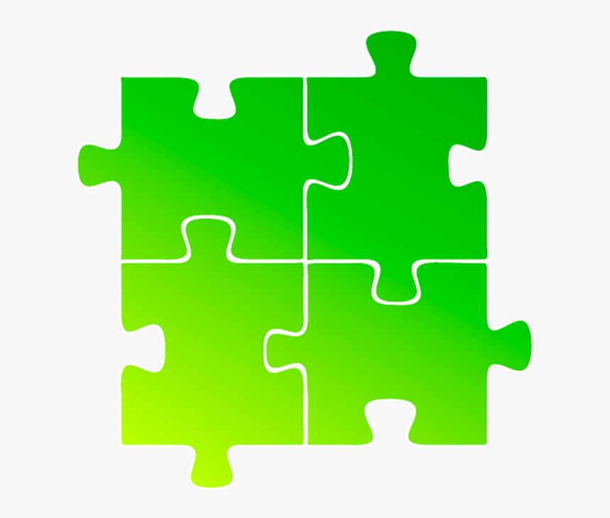 Jigsaw Puzzle Pieces, Green - Puzzle Pieces Transparent Background, HD Png Download, Free Download