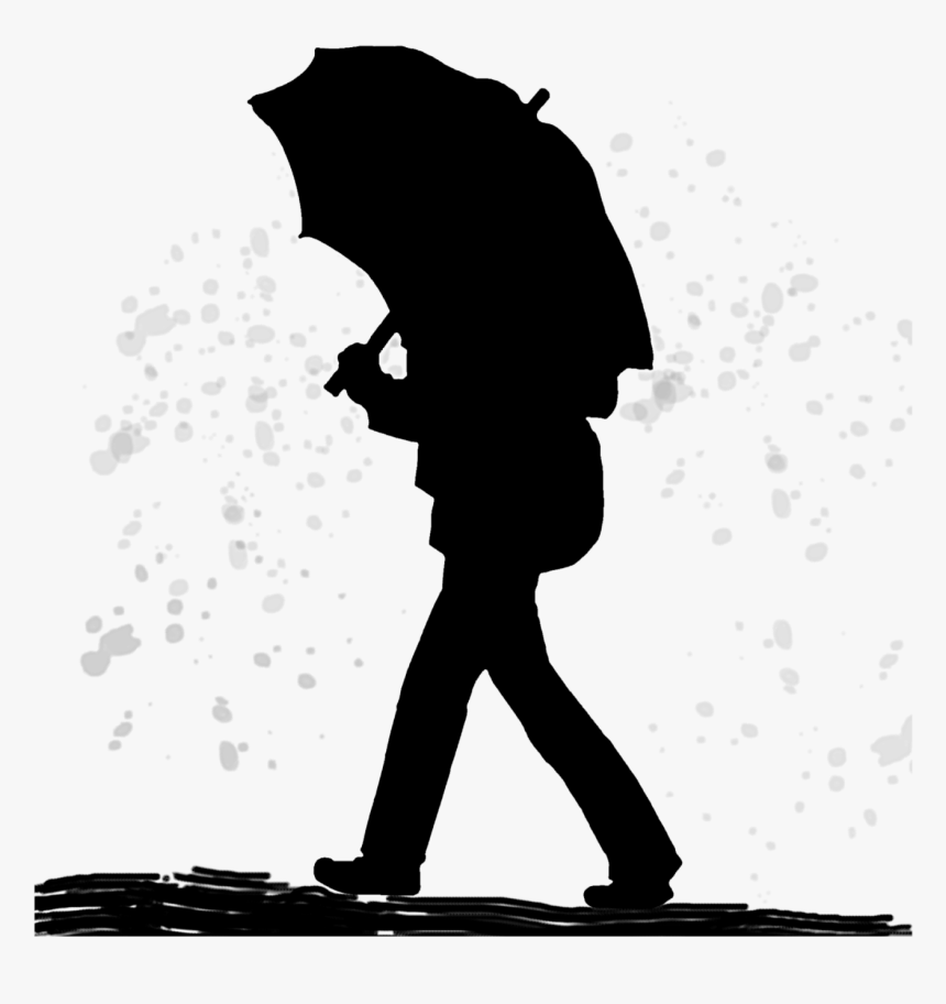 Woman-1666281 - Umbrella And Rain Png, Transparent Png, Free Download
