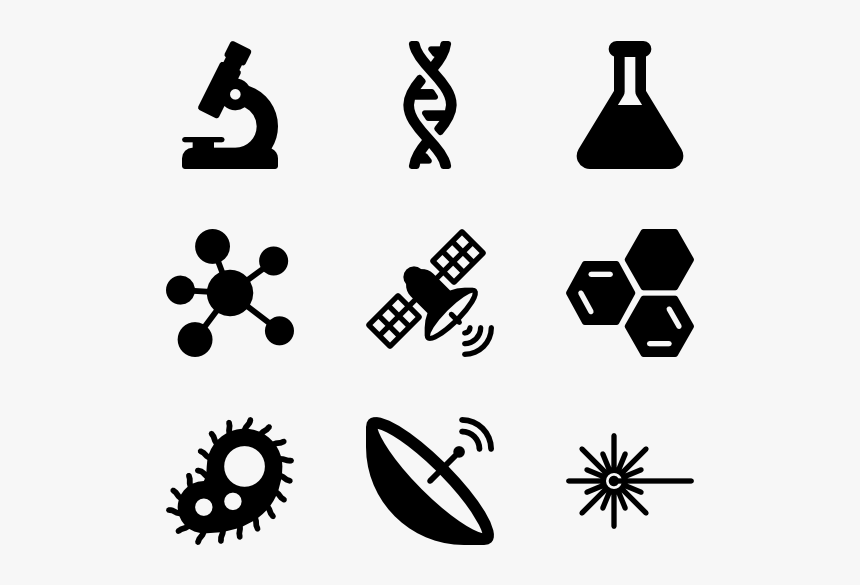 Science - Peace And Love Icons, HD Png Download, Free Download