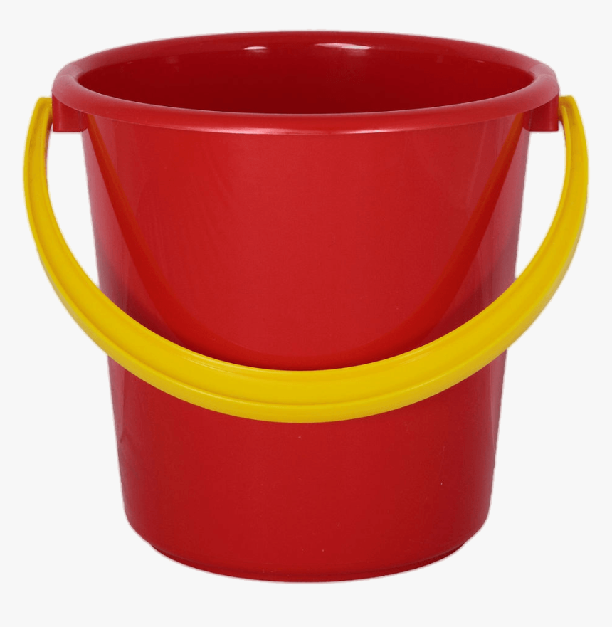 Cubo De Plástico Rojo - Plastic Bucket Png, Transparent Png, Free Download