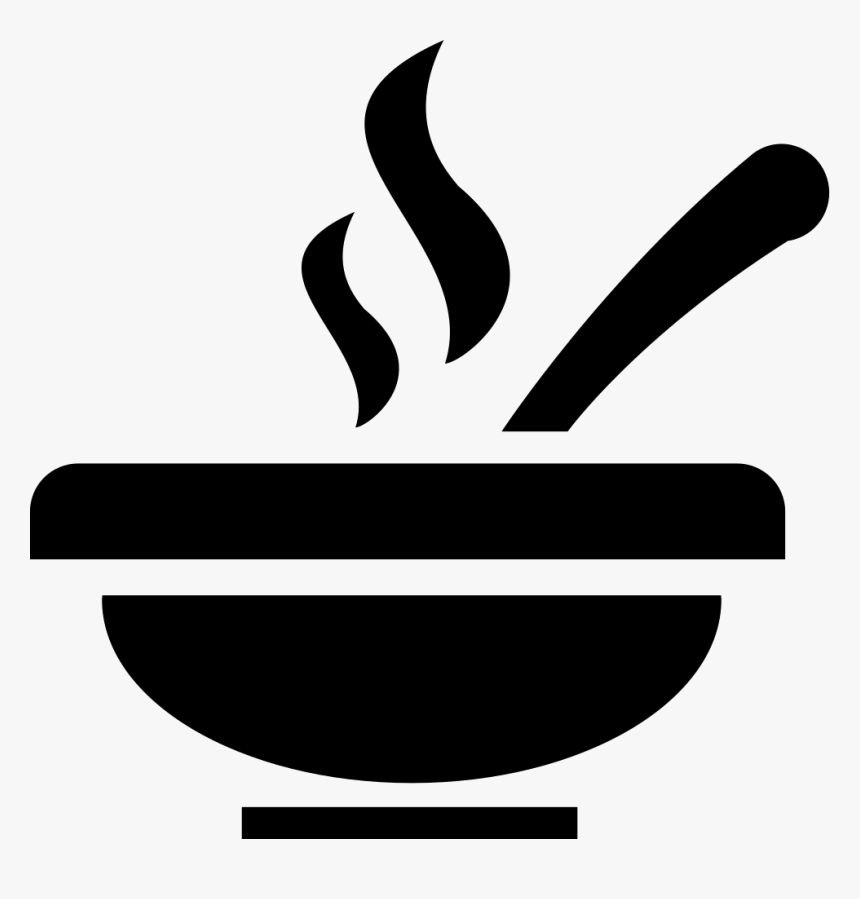 Soup Svg Png Icon Free Download - Soup Black And White Logo, Transparent Png, Free Download