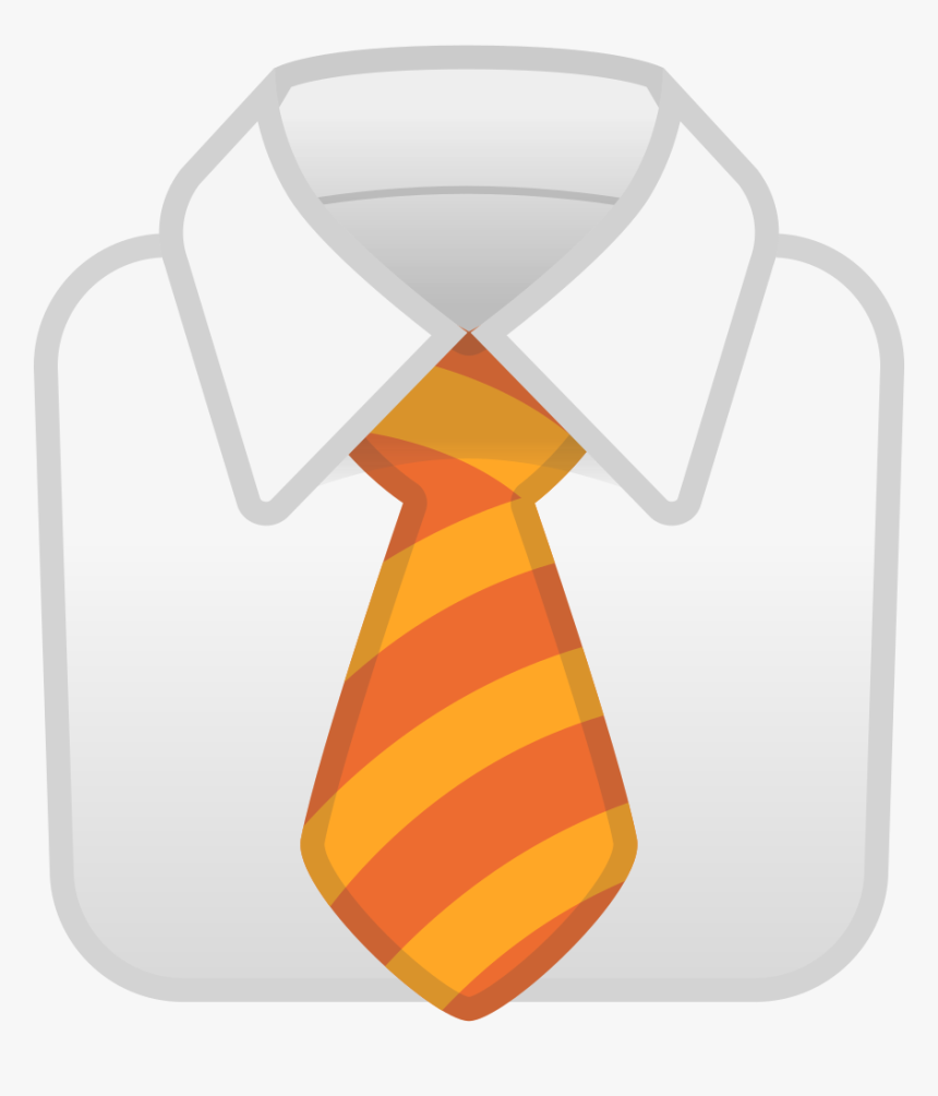 Orange,yellow,tie,candy Corn,bow Tie,fashion Accessory,symbol - Shirt And Tie Emoji, HD Png Download, Free Download