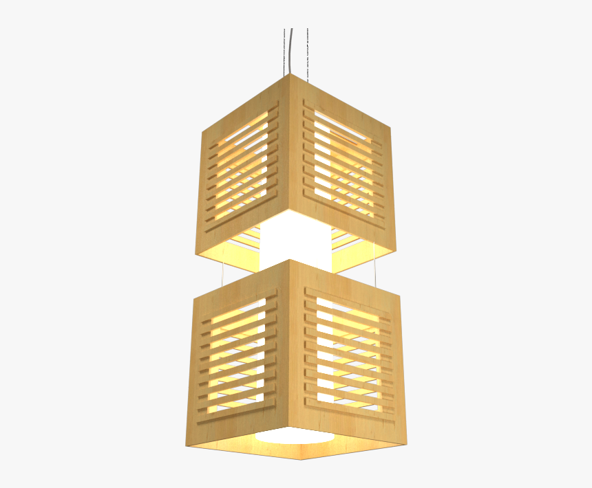 Pendant Lamp Cubo Vertical - Ceiling Fixture, HD Png Download, Free Download