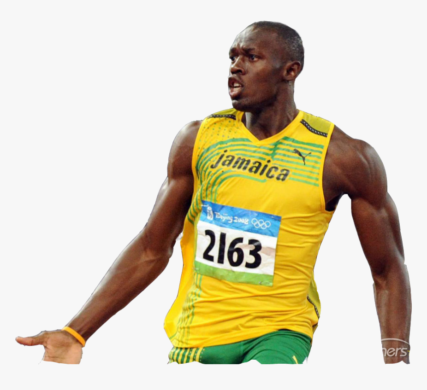 Usain Bolt Png Clipart - Usain Bolt Fond Transparent, Png Download, Free Download