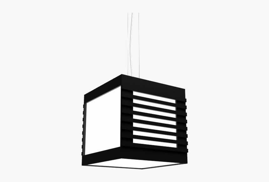 Pendant Lamp Cubo Aberto Ripado - Chandelier, HD Png Download, Free Download