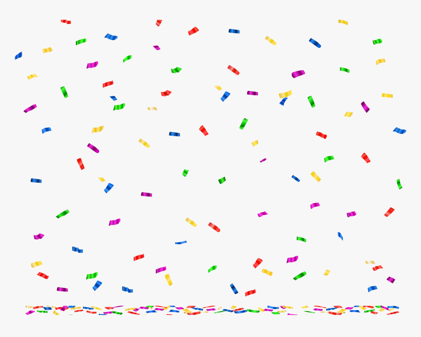 Transparent Confetti Png Transparent - Transparent Background Confetti Png, Png Download, Free Download