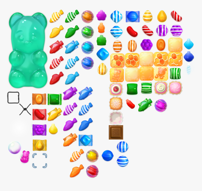 Image Result For Candy Crush Candy , Png Download - Candy Crush Soda Sprites, Transparent Png, Free Download