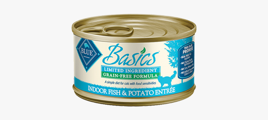 Blue Buffalo Basics Limited Ingredient Grain-free Indoor - Tin Can, HD Png Download, Free Download