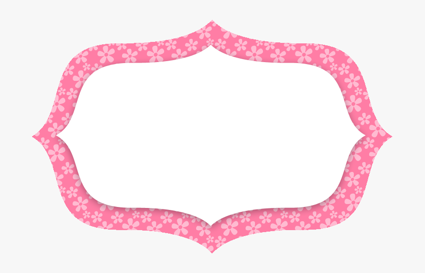 Clip Art Frame Rosa Em Png - Pattern, Transparent Png, Free Download