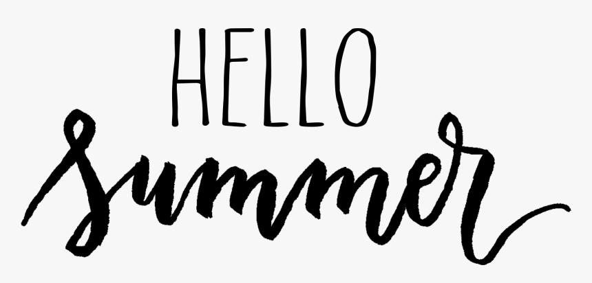 Hello Summer - Hello Summer Text Png, Transparent Png, Free Download