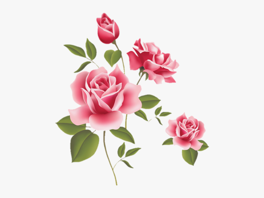 Clip Art Rosas Sticker Stickerrosas Beautiful - Imagen De Flor Rosa, HD Png  Download - kindpng