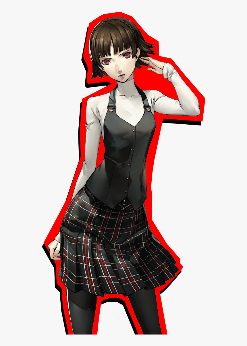 Makoto Niijima Cosplay Costume Outfit Persona 5 , Png - Female Persona 5 Characters, Transparent Png, Free Download