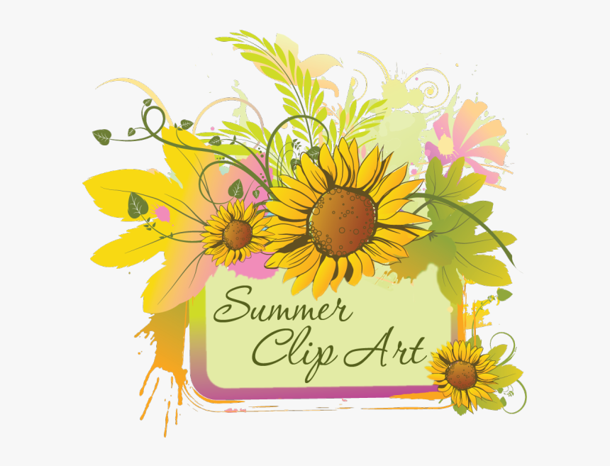 Summer Clip Art Of June July And August Graphics - Clip Art Summer August, HD Png Download, Free Download