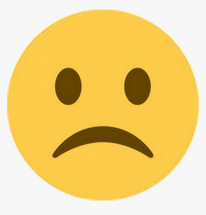 Popular And Trending Upset Crying Stickers On - Transparent Frowning Emoji, HD Png Download, Free Download