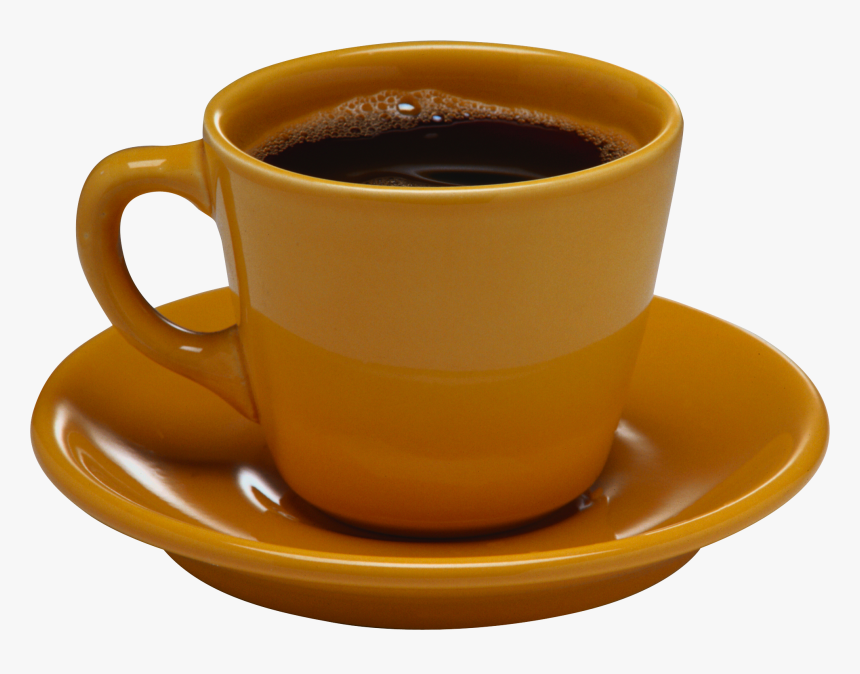 Best Free Cup - Orange Cup Of Coffee Png, Transparent Png, Free Download