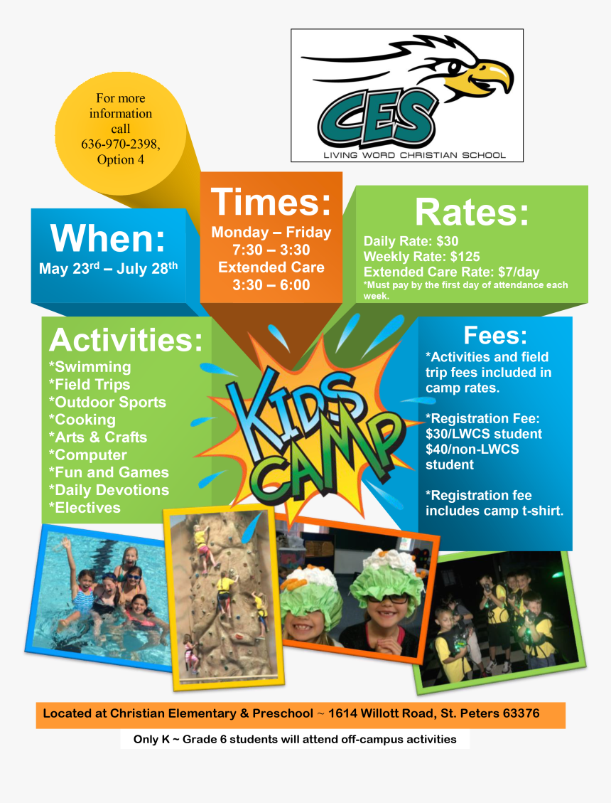 Clip Art Camp Flyer - Camp Word, HD Png Download, Free Download