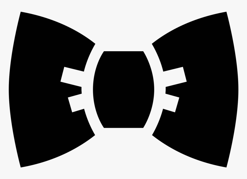 Transparent Bow Tie Vector Png - Silhouette Bow Tie Png, Png Download, Free Download