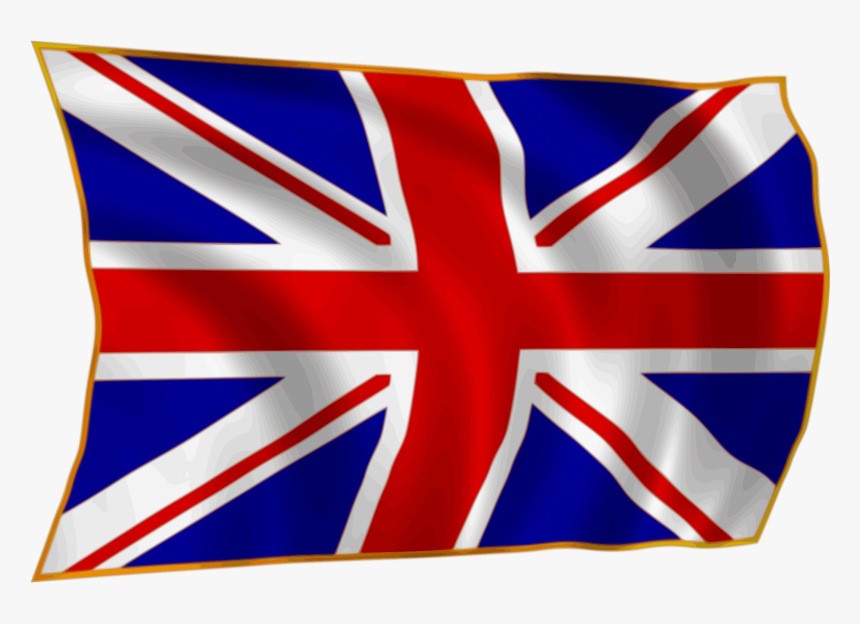 Union Flag Fluttering In Breeze Clip Arts - British Flag Transparent Background, HD Png Download, Free Download