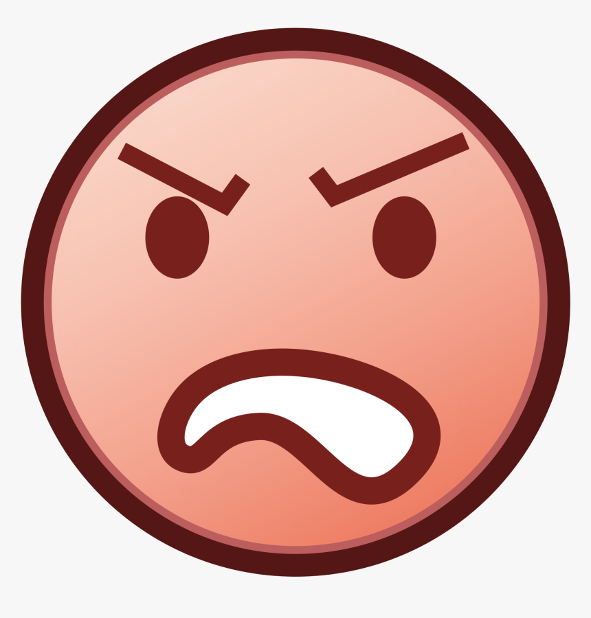 Angry Emoji Png Free Download - Angry Face Transparent Background, Png Download, Free Download