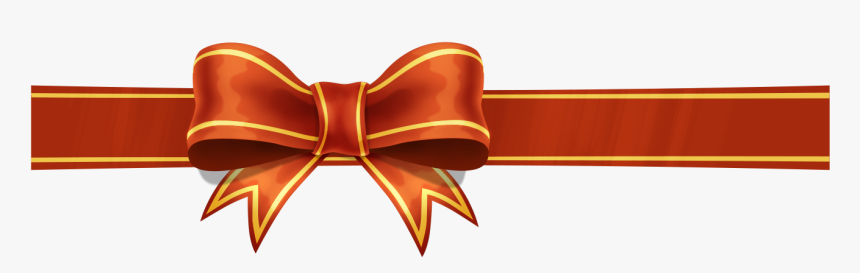 Ribbon Gift Icon - Bow Gift Icon Orange, HD Png Download, Free Download