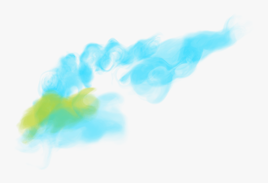 Transparent Green Smoke Png - Watercolor Smoke Blue, Png Download, Free Download