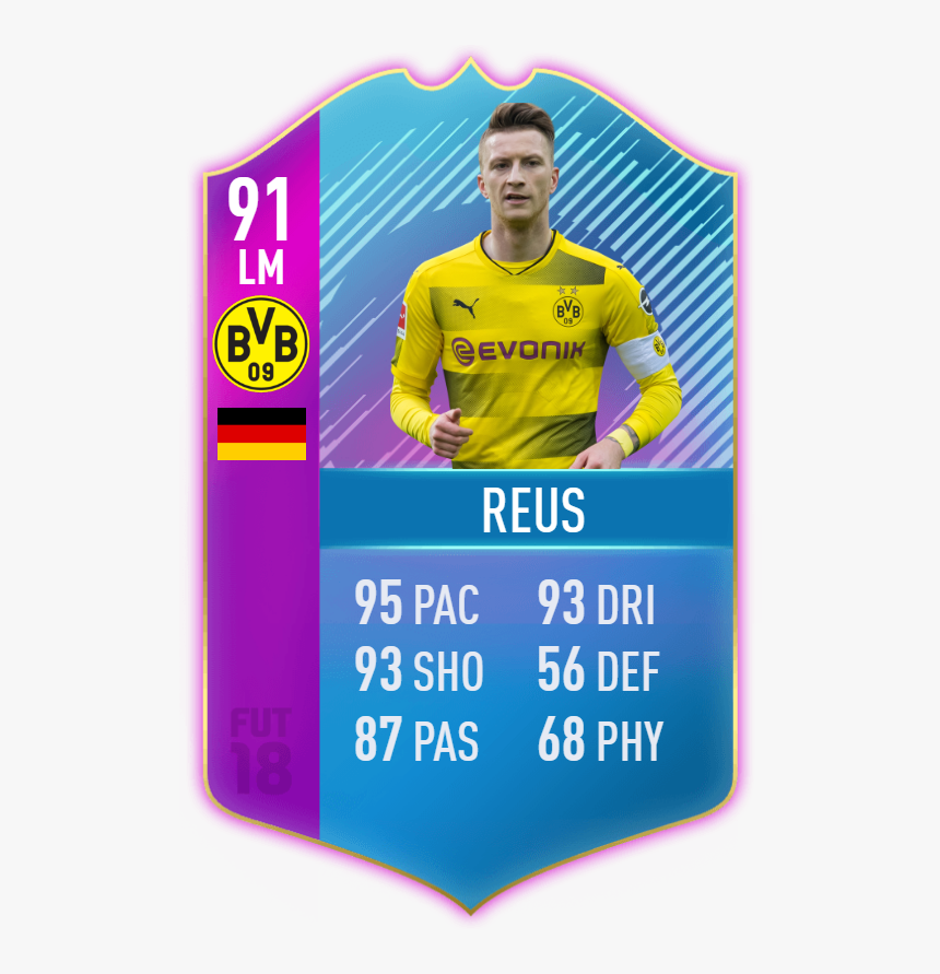 Transparent Reus Png - Van Persie Fifa Card, Png Download, Free Download