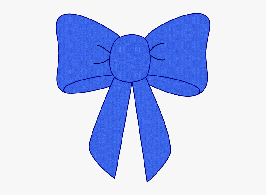 Blue Ribbon Bow Clipart - Pink Bow Clipart Png, Transparent Png, Free Download