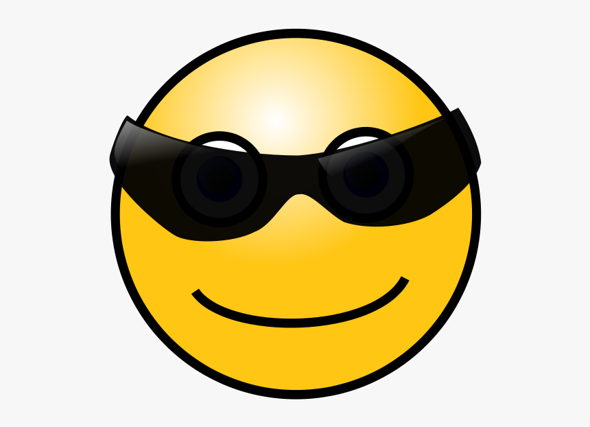 Happy Emoticon Icon - Cool Smiley Clipart, HD Png Download, Free Download