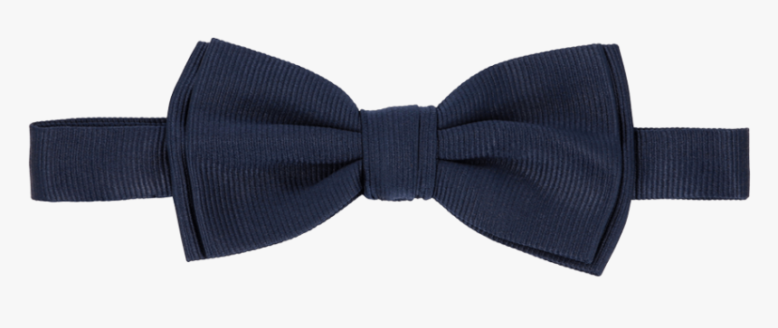 Blue Navy Silk Bow Tie Ss19 Collection, Pal Zileri - Bow Tie, HD Png Download, Free Download